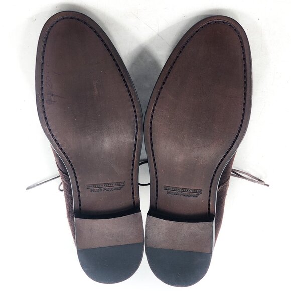 ANNA SUI x Hush Puppies NWOB Women's Ghillie Lace-Up Boot Brown Suede - Picture 9 of 9